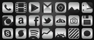 Metallic HD Icons Set