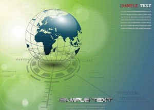 Technology Card or Brochure Cover Template Vector 01