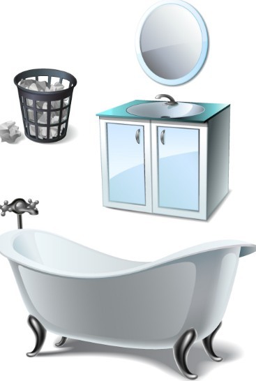 Set Of Vector 3D Furniture 05