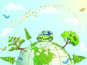 Green Planet Illustration Vector