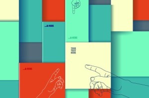 Colorful 3D Boxes Background Vector 01