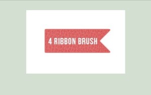 4 Ribbon Photoshop Brushes