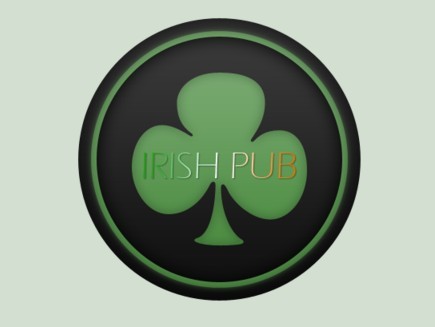 Irish Pub Logo PSD