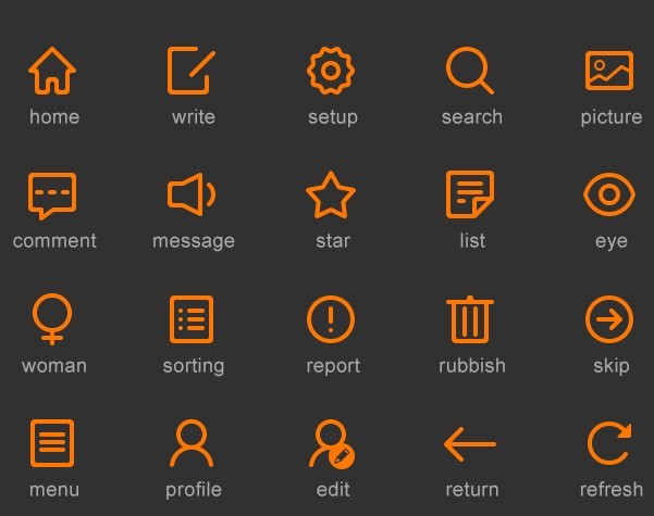 Samice Icons Pack PSD
