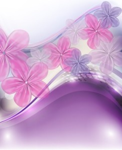 Fresh & Bright Floral and Flower Background Vector 02