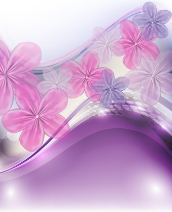 Fresh & Bright Floral and Flower Background Vector 02