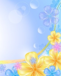 Fresh & Bright Floral and Flower Background Vector 05