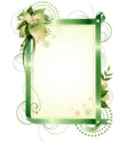 Set Of Vector Elegant Floral Borders & Frames
