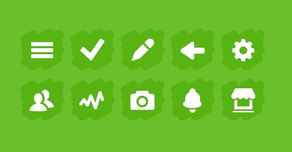 10 Vector Chunk Icons For Web Design
