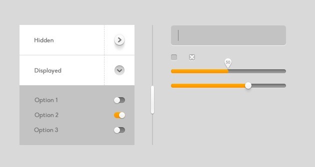 Minimal UI Kit PSD
