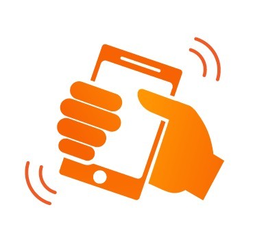 Wechat Shake Icon Vector