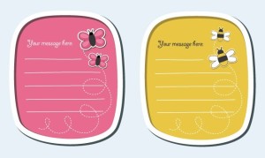 Set Of Vector Lovely Cartoon Text Frames 03