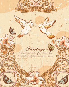 Vintage Vector Illustration Of European Religious 05