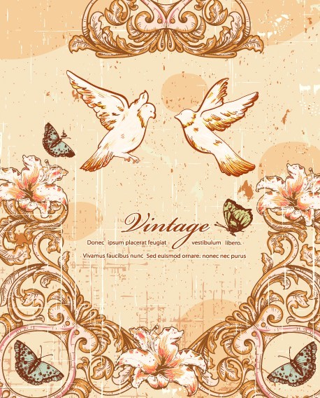 Vintage Vector Illustration Of European Religious 05