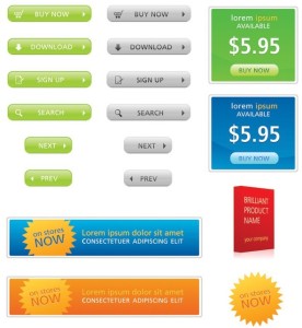 Set Of Vector Clean Web Design Elements 02