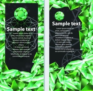 Vector Green Diamond Background 02