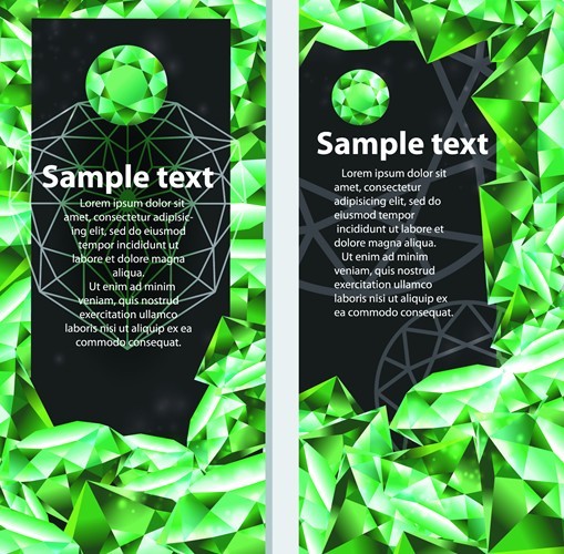 Vector Green Diamond Background 02