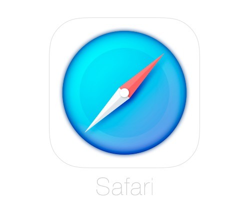 Rounded Safari Browser Icon PSD