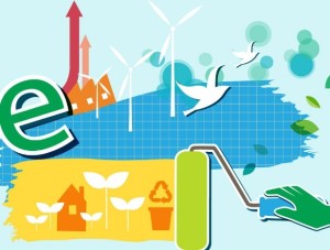 ECO & Green Energy Concept Vector Illustration 04