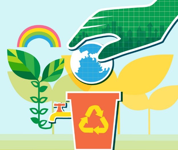 ECO & Green Energy Concept Vector Illustration 08