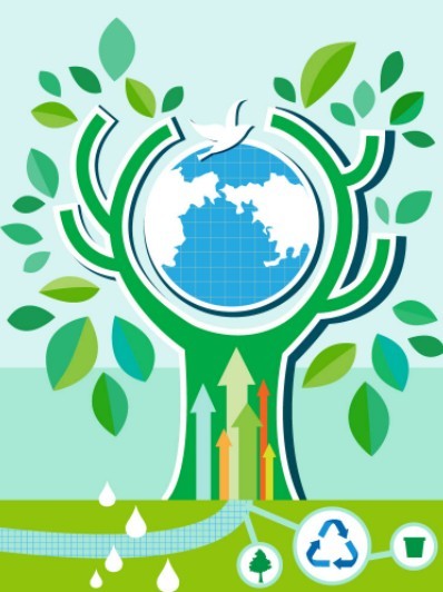 ECO & Green Energy Concept Vector Illustration 11