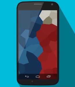 Long Shadow Moto X Vector PSD Mockup