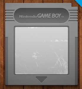 Nintendo Game Boy Cartridge PSD Mockup