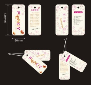 Set Of Clean & Sweet Clothing Tags Vector