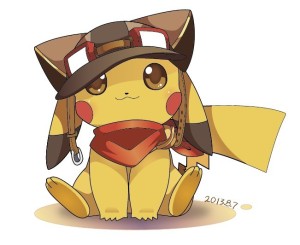 Cute Cartoon Pikachu Illustration Vector