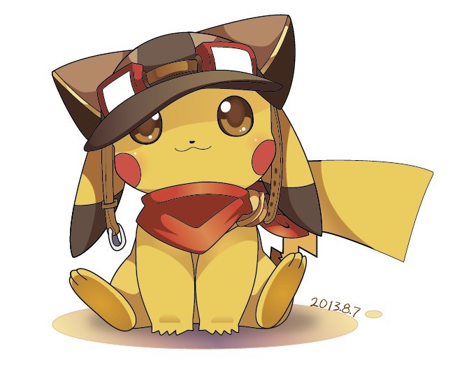 Cute Cartoon Pikachu Illustration Vector