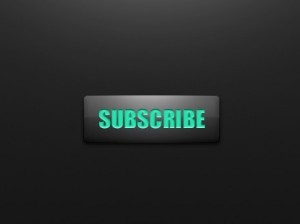 Dark and Green Subscribe Button PSD