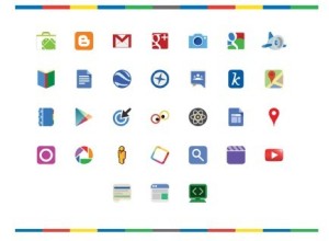 Google Product Icon Set Vector