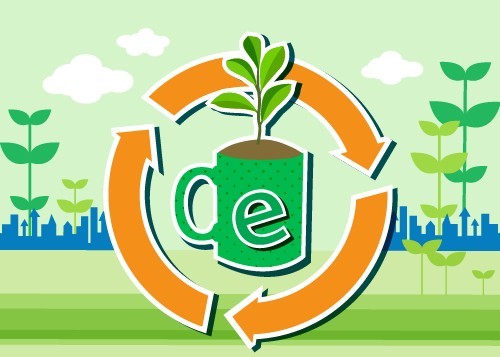 Vector Illustration of Green Energy Concept For Environmental Protection 02