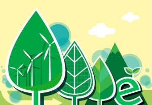 Vector Illustration of Green Energy Concept For Environmental Protection 04