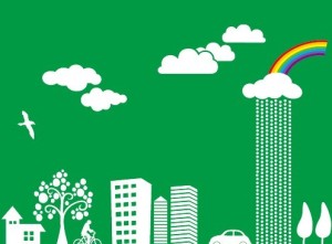Vector Illustration of Green Energy Concept For Environmental Protection 10