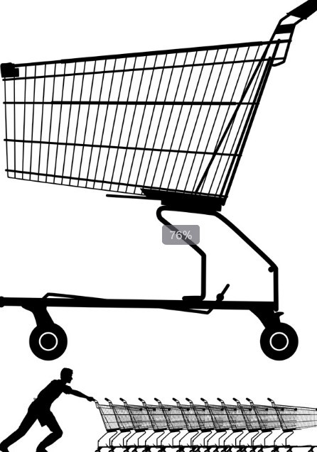 Vector Shopping Trolley 01