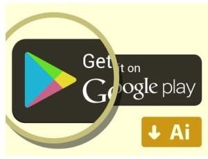 Get It On Google Play Button Vector