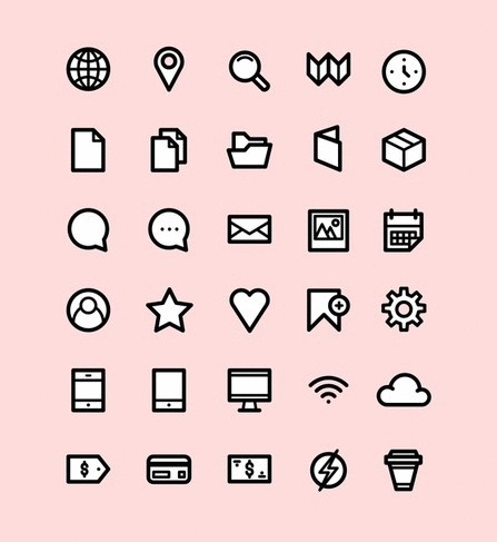 Simplicon Icon Set PSD