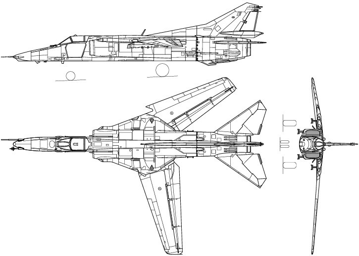Vector MiG-27 Fighter Aircraft Perspective