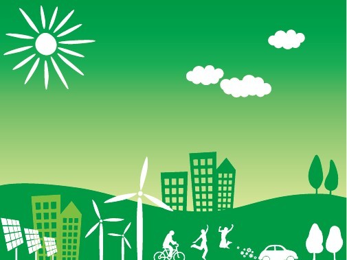 Green Earth Concept Vector Illustration 03