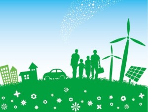 Green Earth Concept Vector Illustration 04
