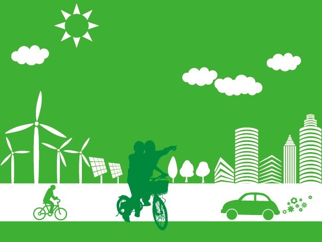Green Earth Concept Vector Illustration 05