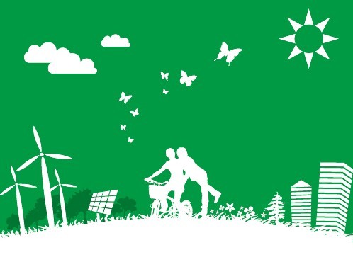 Green Earth Concept Vector Illustration 06