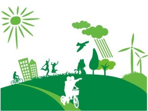 Green Earth Concept Vector Illustration 07