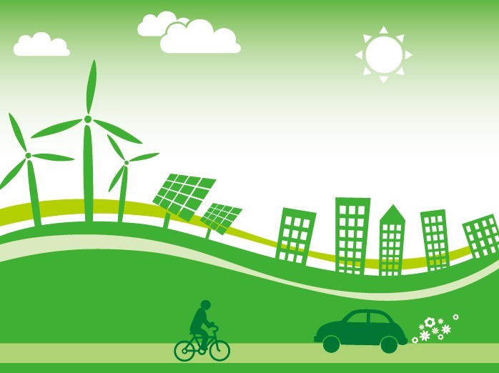 Green Earth Concept Vector Illustration 09