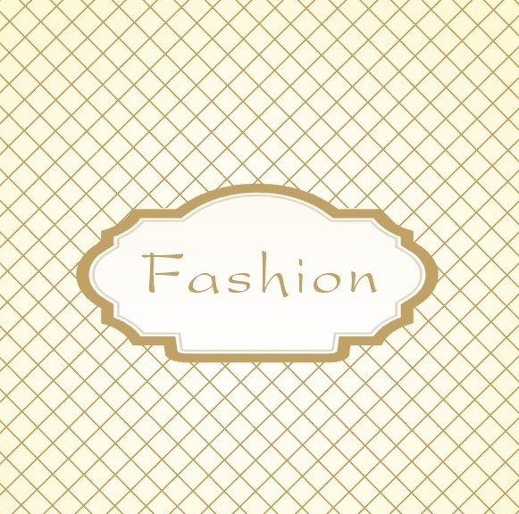 Simple Gold Mesh Pattern Vector