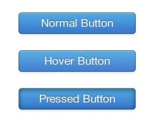 Minimal Rounded Web Button PSD Template