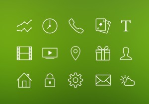 500+ iOS 7 Styled Icons Pack PSD