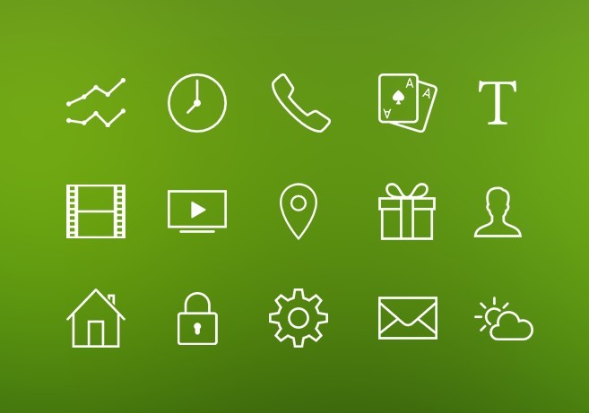 500+ iOS 7 Styled Icons Pack PSD