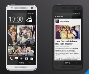 HTC One Mini PSD Mockup Templates